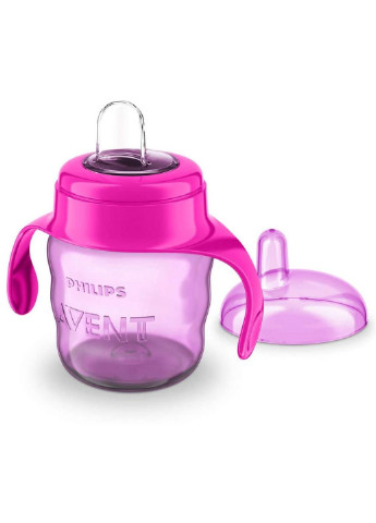 Поильник-непроливайка с мягким носиком 200 мл розовый 6 мес+ Philips Avent (252247842)