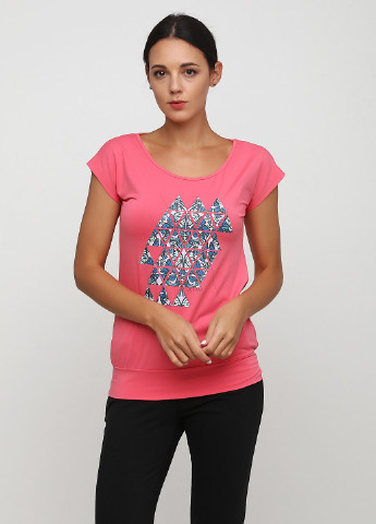 Розовая летняя футболка Ocean