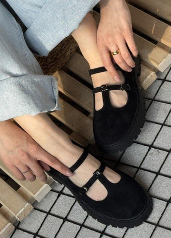 Meideli Туфли мери джейн черный з искусственная замша, — демисезон (357279059)