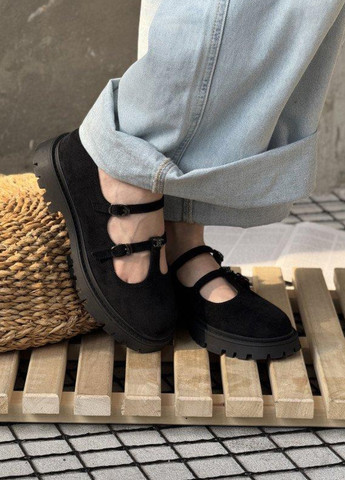 Meideli Туфли мери джейн черный з искусственная замша, — демисезон (357279059)