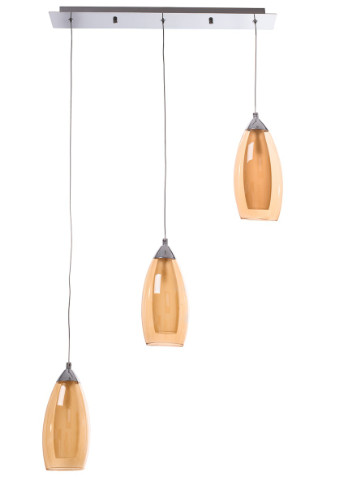 Люстра лофт підвісна галогенна BL-438S/3 G9 AMB/WH Brille (253886283)