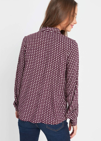 Бордовая демисезонная блуза Orsay