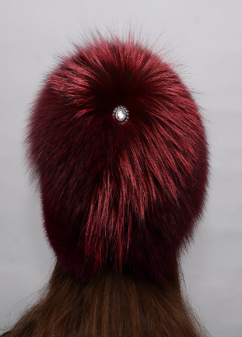 Зимняя женская шапка из вязаной норки с помпоном Меховой Стиль улитка (199073189)