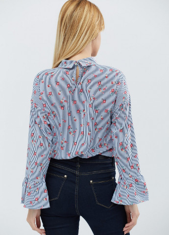 Темно-синя блуза Carica