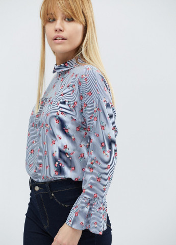 Темно-синя блуза Carica