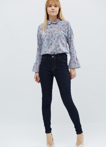 Темно-синя блуза Carica