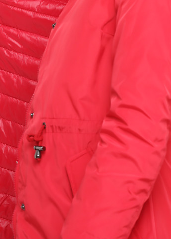 Червона демісезонна куртка 2-стороння Minority