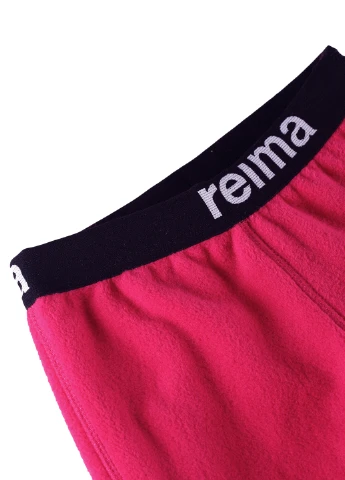 Малиновые кэжуал демисезонные со средней талией брюки Reima
