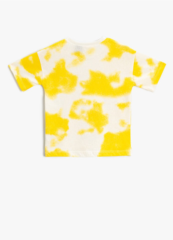 Желтая летняя футболка KOTON
