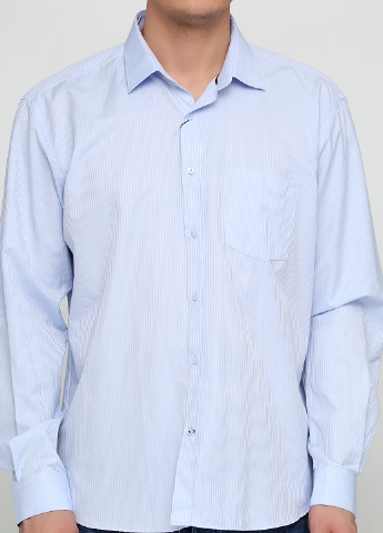 Голубой кэжуал рубашка в полоску Tonelli