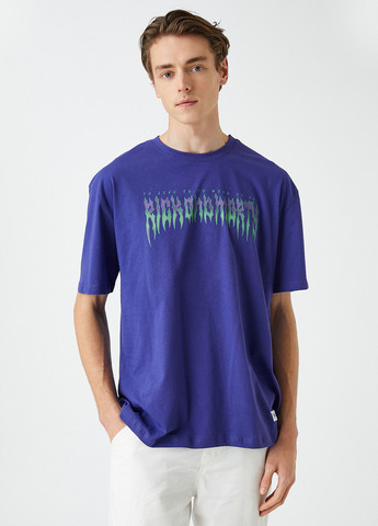 Фиолетовая футболка KOTON
