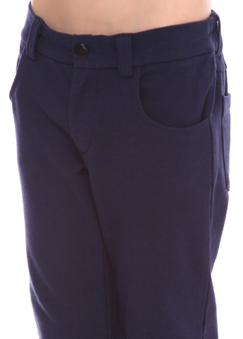 Синие кэжуал демисезонные брюки со средней талией Vidoli