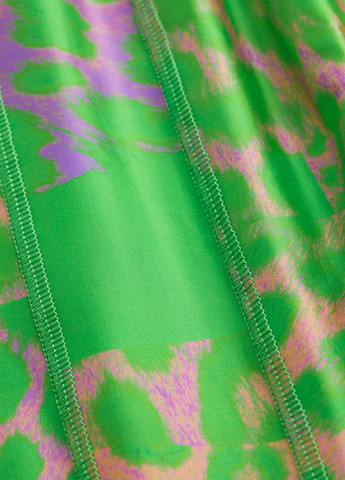 Зелена кежуал сукня H&M леопардовий