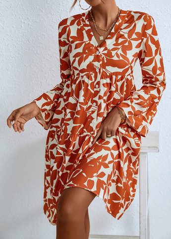 Комбінована кежуал сукня SHEIN з квітковим принтом