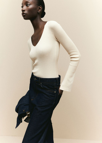 Світло-бежевий демісезонний пуловер пуловер H&M