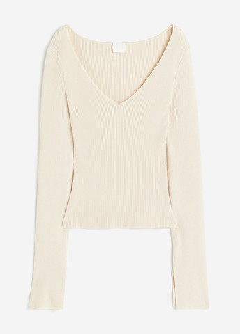 Світло-бежевий демісезонний пуловер пуловер H&M