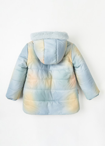 Светло-голубая зимняя куртка Одягайко