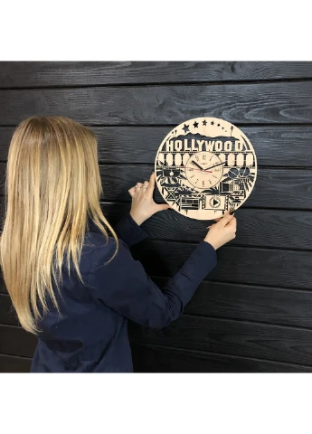 Тематические интерьерные настенные часы «Голливуд» 7Arts (253565938)