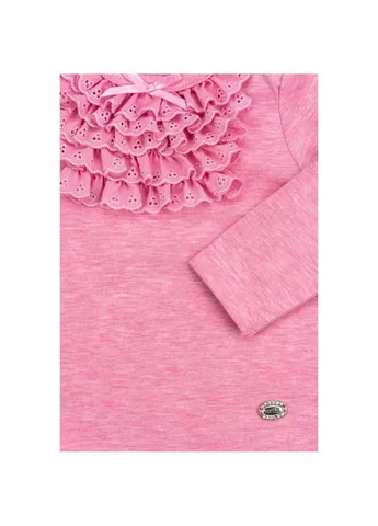 Кофта с кружевной оборкой (10040-80G-pink) Breeze (202365093)