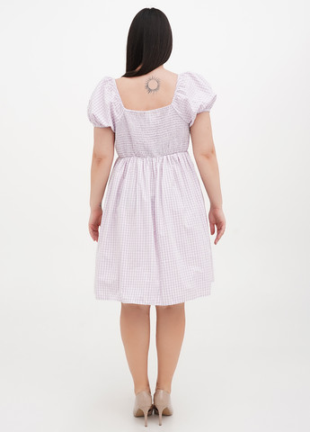 Фіолетова кежуал сукня а-силует George в клітинку