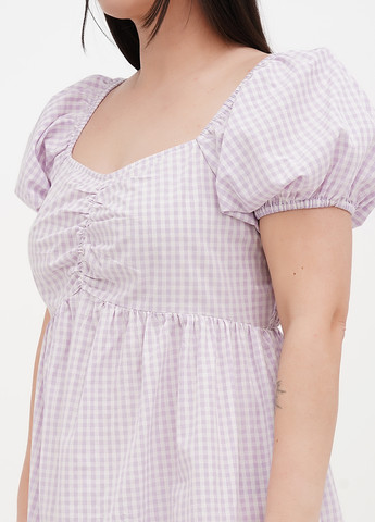 Фіолетова кежуал сукня а-силует George в клітинку