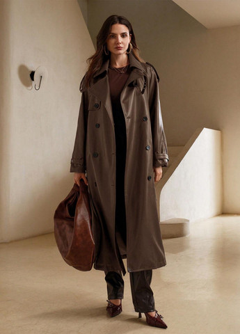 Плащ SHEIN тренчкот на гудзиках демісезон (346167832)