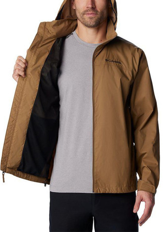 Коричневая демисезонная ветровка Columbia