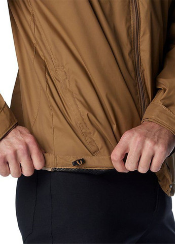 Коричневая демисезонная ветровка Columbia