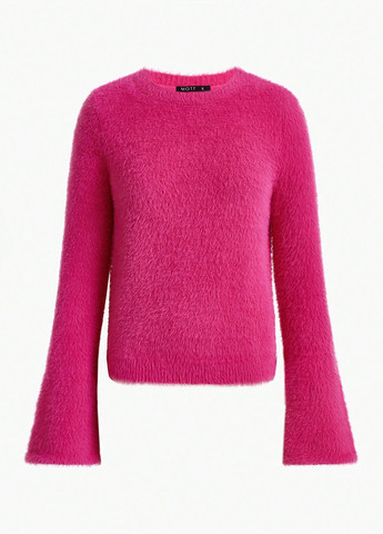 Фуксиновый зимний джемпер джемпер SHEIN