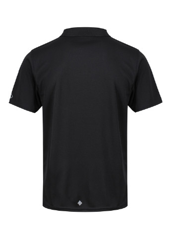 Черная футболка-поло для мужчин Regatta с надписью