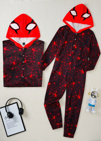 Черная всесезон пижама (комбинезон) комбинезон SHEIN