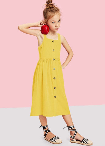 Жовта сукня SHEIN (253396486)