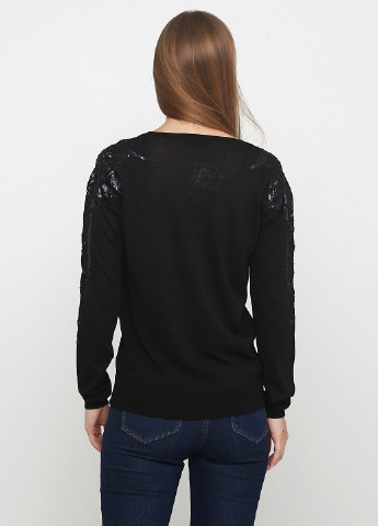 Черный демисезонный пуловер пуловер Etam