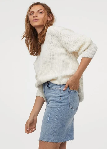 Голубая юбка H&M
