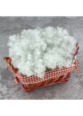 Холлофайбер 10 кг універсальний наповнювач для ковдр, подушок, м'яких іграшок (кульки) білий 55113 Moda (254860833)