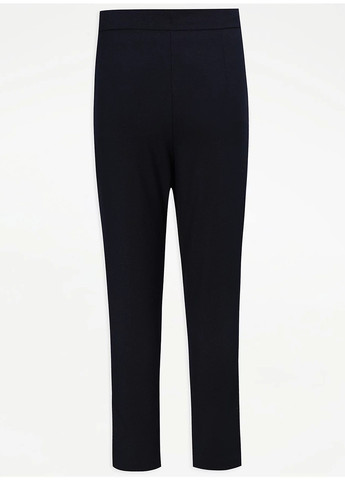 Темно-синие кэжуал демисезонные зауженные брюки George