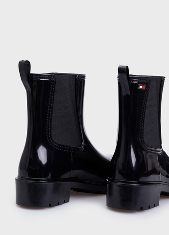 Черные резиновые сапоги Tommy Hilfiger