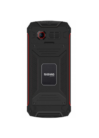 Мобільний телефон (4827798122129) Sigma x-treme pr68 black red (253507617)