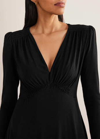 Черное кэжуал платье Boden однотонное