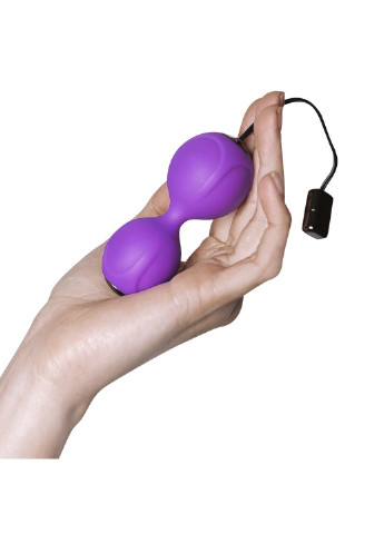 Вагинальные шарики с вибрацией Kegel Vibe Purple, диаметр 3,7см Adrien Lastic (254885503)