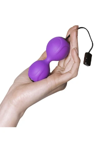 Вагінальні кульки з вібрацією Kegel Vibe Purple, діаметр 3,7 см Adrien Lastic (254885503)