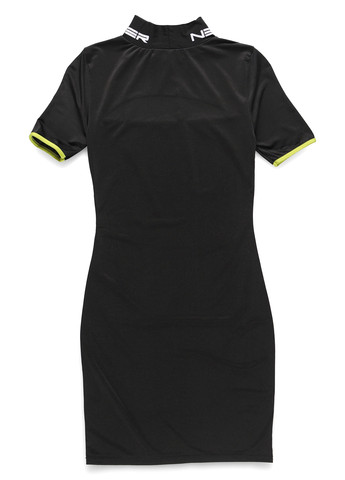 Чорна кежуал сукня сукня-футболка New Girl Order з написами