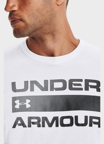 Біла футболка Under Armour UA TEAM ISSUE WORDMARK SS