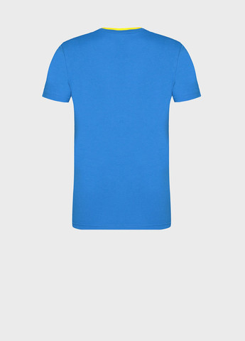 Темно-блакитна літня футболка N°21