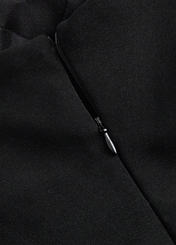 Черное вечернее платье со шлейфом, с открытой спиной SHEIN однотонное