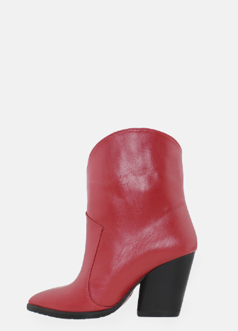 Осенние ботинки r0015b-8059 красный Crisma из натуральной замши