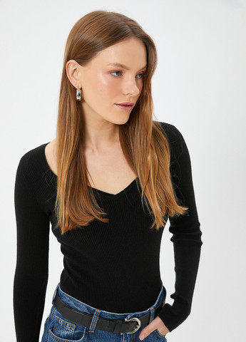 Чорний демісезонний светр KOTON