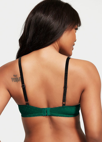 Зелений балконет бюстгальтер Victoria's Secret з кісточками поліестер