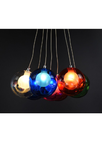 Люстра потолочная подвесная на 7 лампочек AA225/7 Хром 35х36х36 см. Sunnysky (253629500)