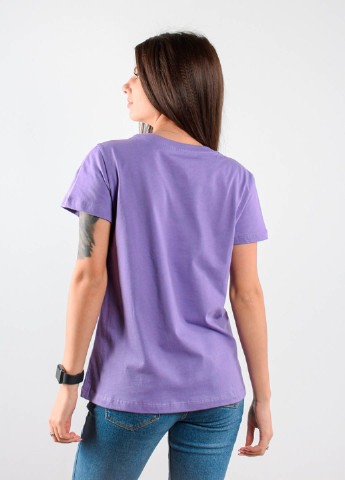 Фиолетовая всесезон футболка flo фиолетовый Power Футболки